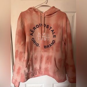 Aeropostale woman’s pink tie dye hoodie